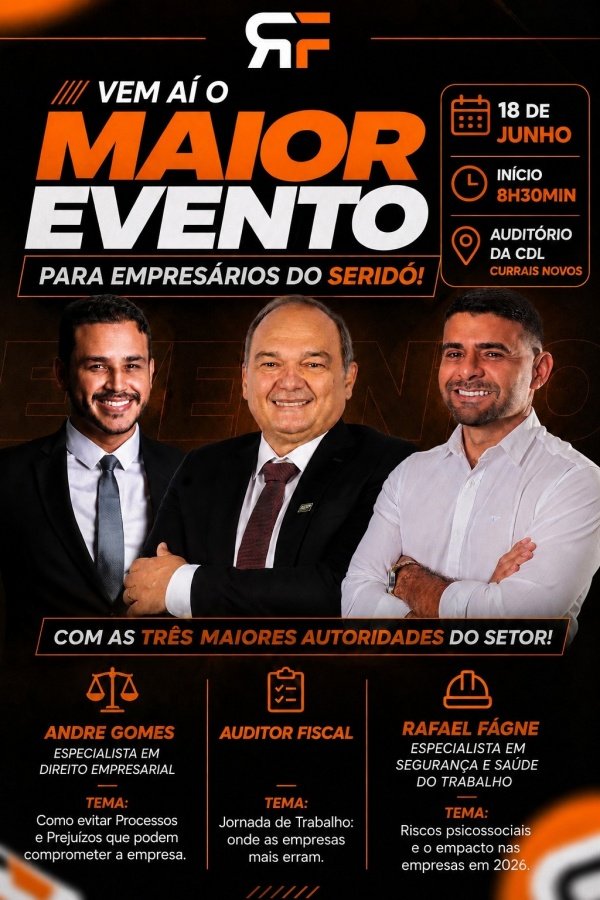 Imagem do evento Conexão Empresarial Seridó | Gestão, Direito e Segurança