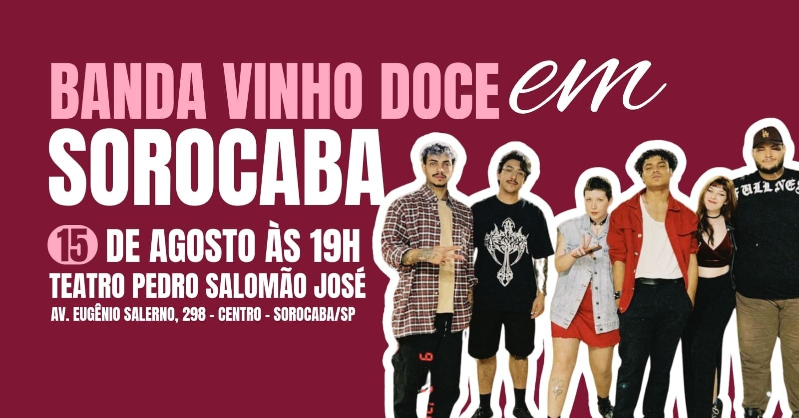 BANDA VINHO DOCE EM SOROCABA - Sorocaba, SP