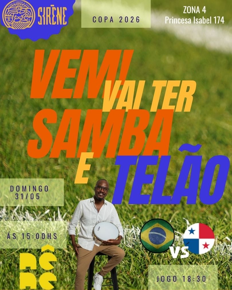 Image for the event: Esquenta da Copa Sirene SAMBA E PAGODE