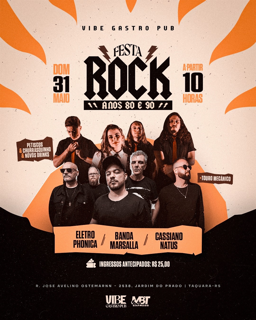 FESTA ROCK ANOS 80 E 90 - Taquara, RS