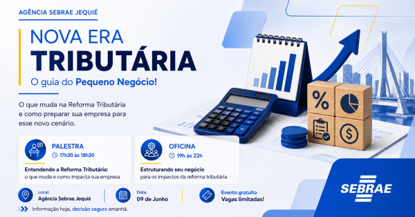 Imagem do evento Nova Era Tributária: O Guia do Pequeno Negócio
