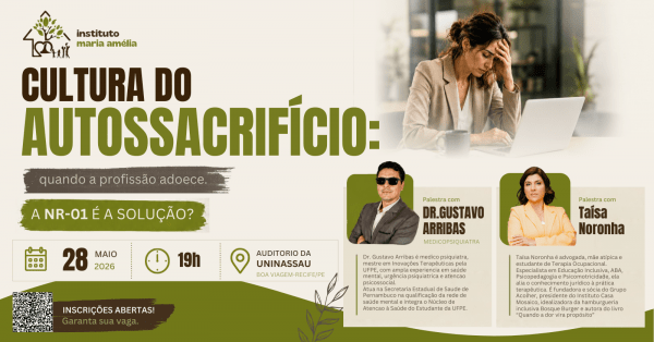 Imagem do evento A Cultura do Autossacrifício: quando a profissão adoece.