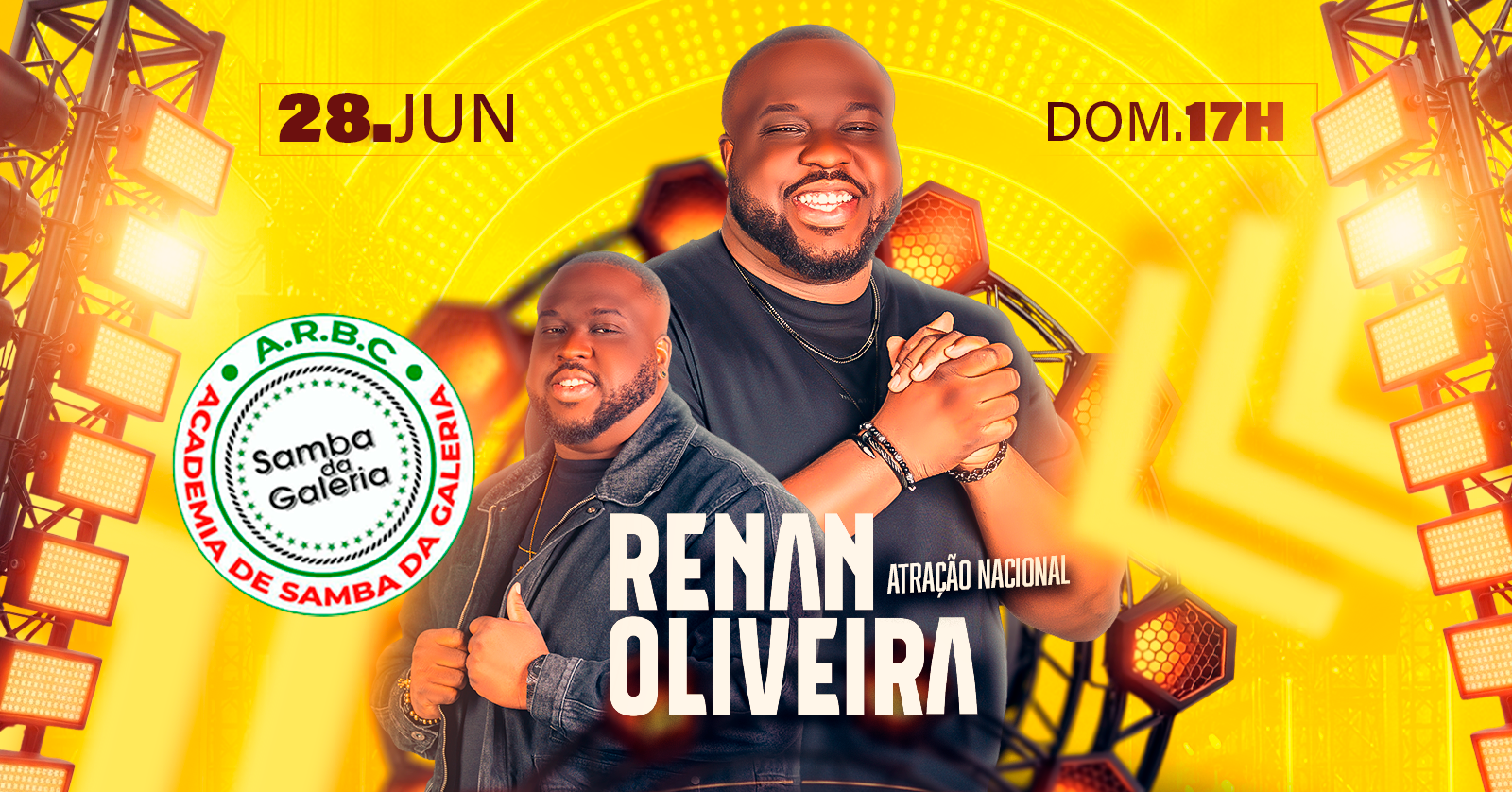 RENAN OLIVEIRA NO SAMBA DA GALERIA (28.06) - Porto Alegre, RS