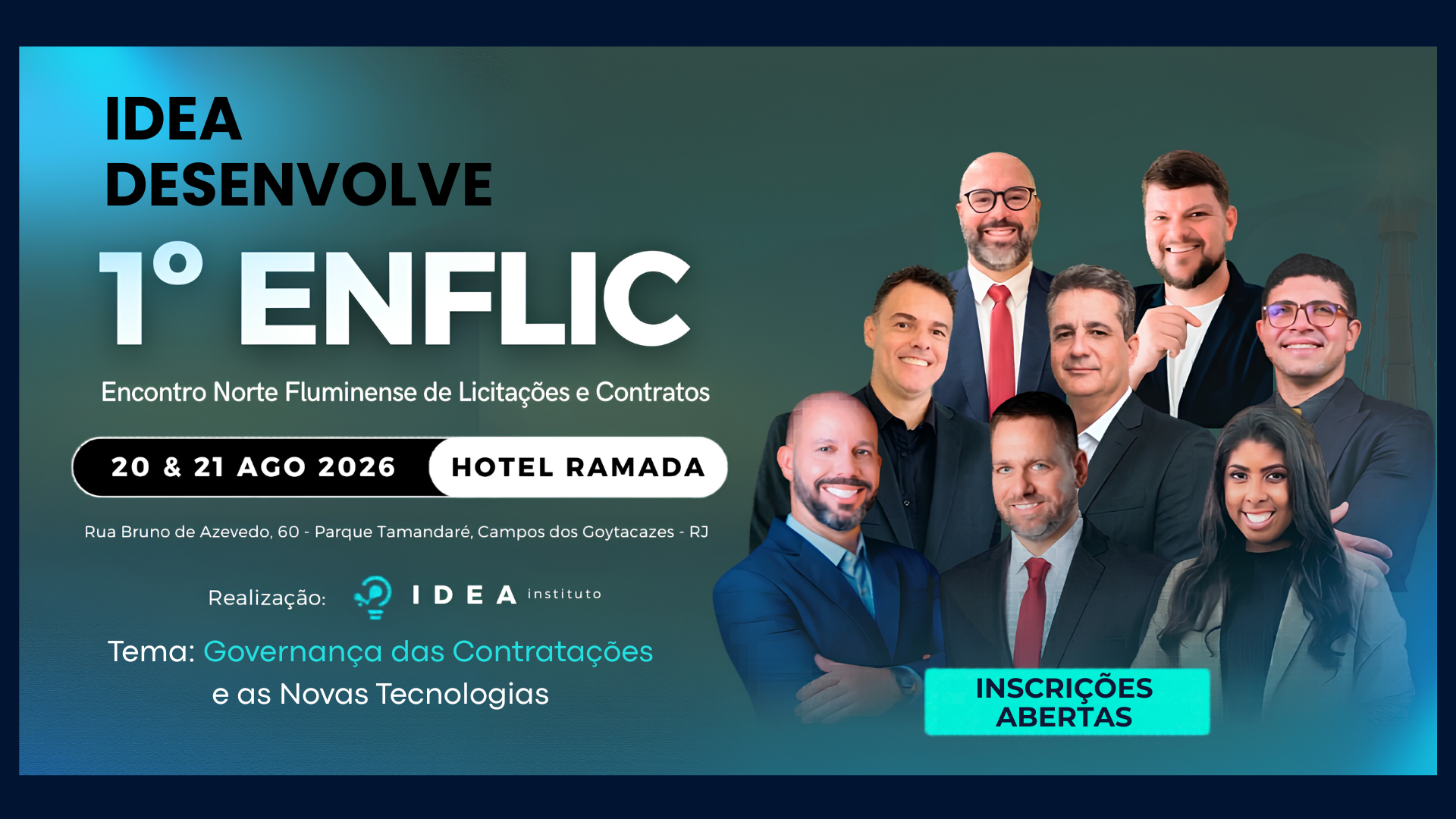 ENFLIC - Encontro Norte Fluminense de Licitações e Contratos - 1ª Edição 2026