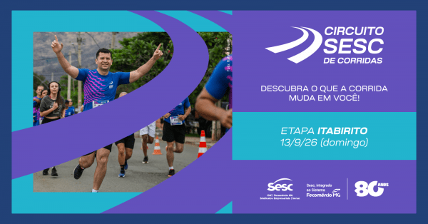 Imagem do evento Circuito Sesc de Corridas 2026 - Etapa Itabirito
