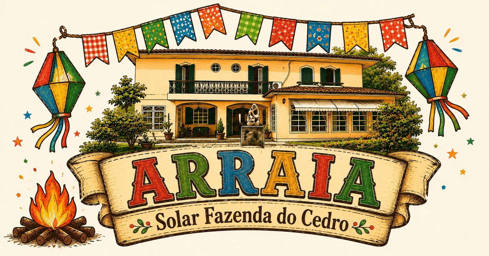 Arraiá no Solar Fazenda do Cedro - Petrópolis, RJ