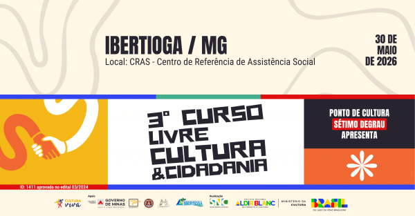 Imagem do evento 3º Curso Livre Cultura & Cidadania | Ibertioga - MG