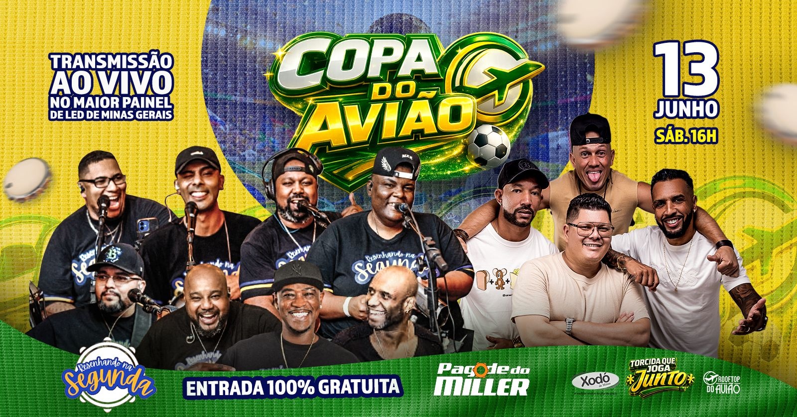Copa do Avião | Brasil e Marrocos