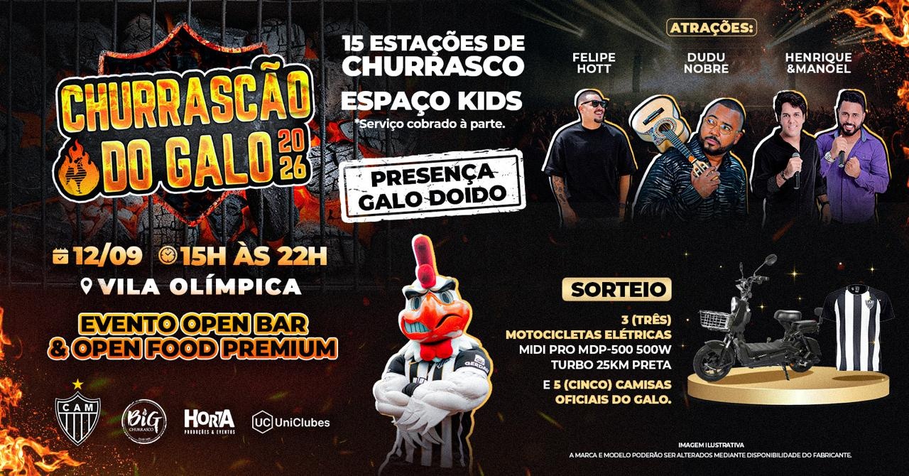 CHURRASCÃO DO GALO 2026 - Belo Horizonte, MG