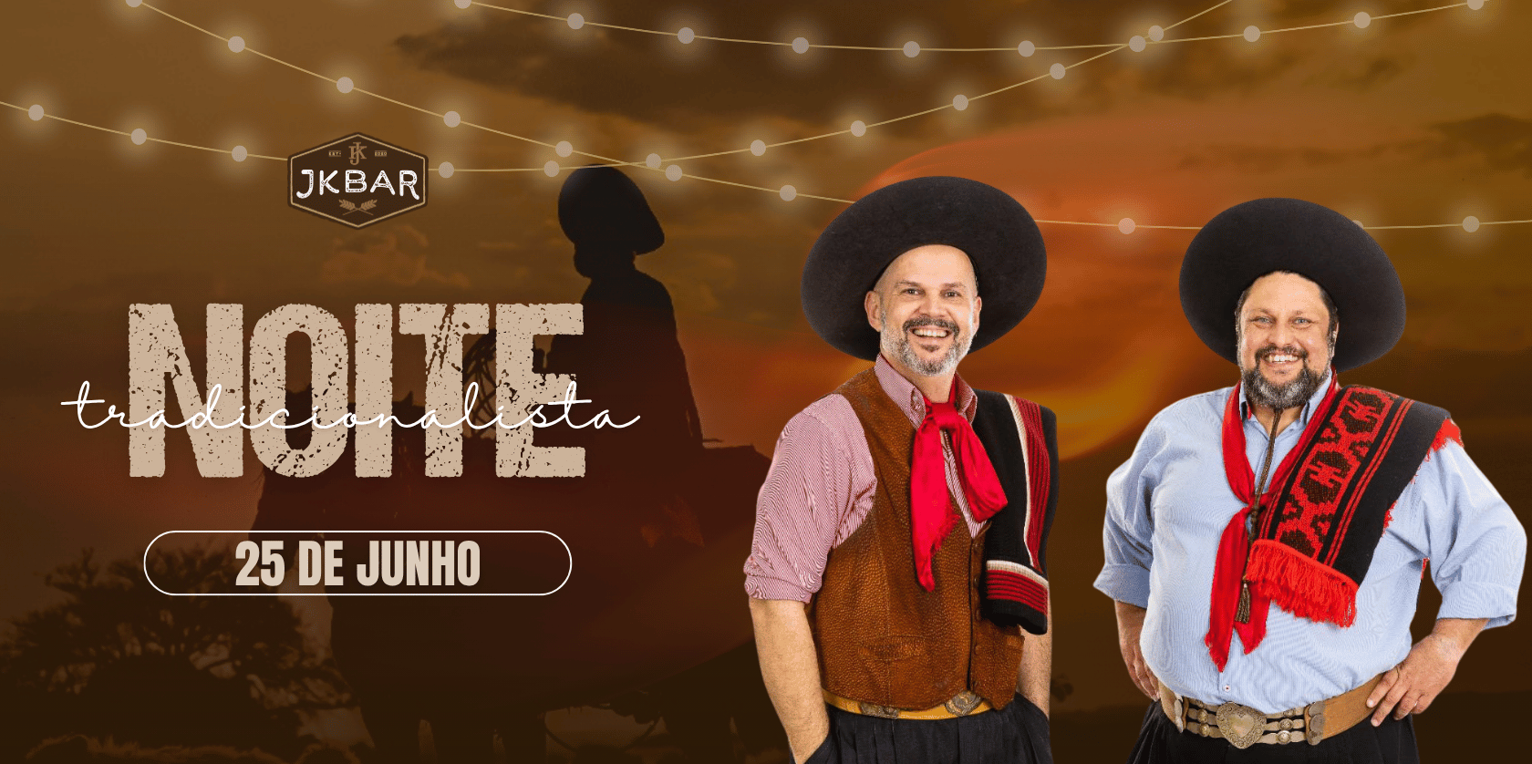 Noite Tradicionalista JK - César Oliveira e Rogério Melo - Pelotas, RS