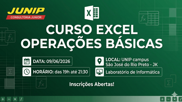 Imagem do evento CURSO EXCEL OPERAÇÕES BÁSICAS