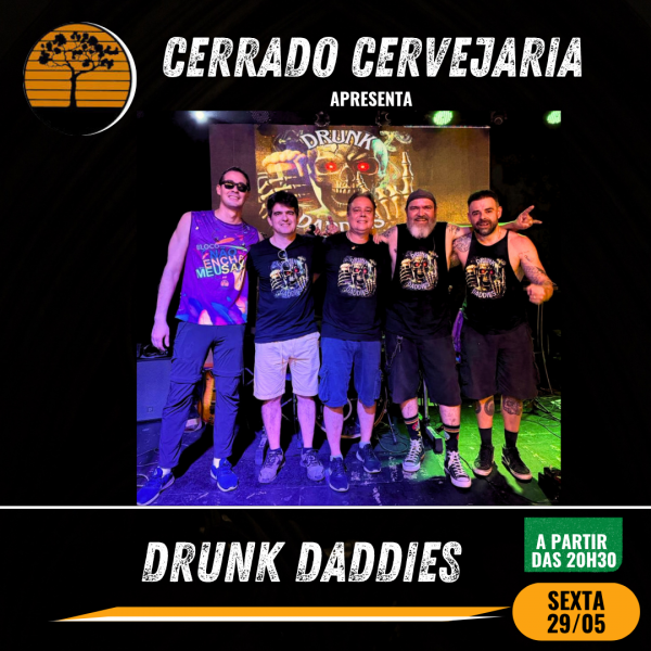 Imagem do evento Drunk Daddies no Cerrado Cervejaria