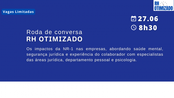 Imagem do evento Roda de conversa: NR-1 na Prática