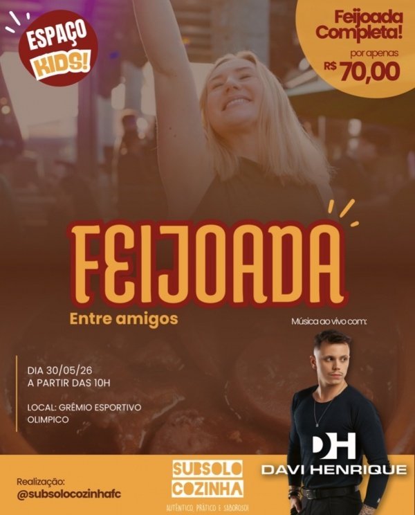 Imagem do evento Feijoada entre amigos! 30/05