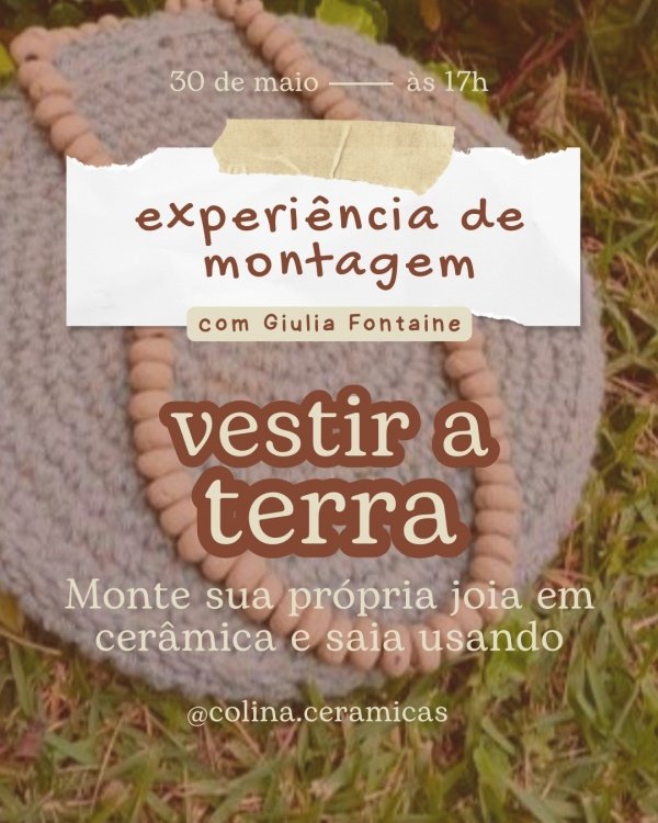 Imagem do evento Oficina "Vestir a Terra"