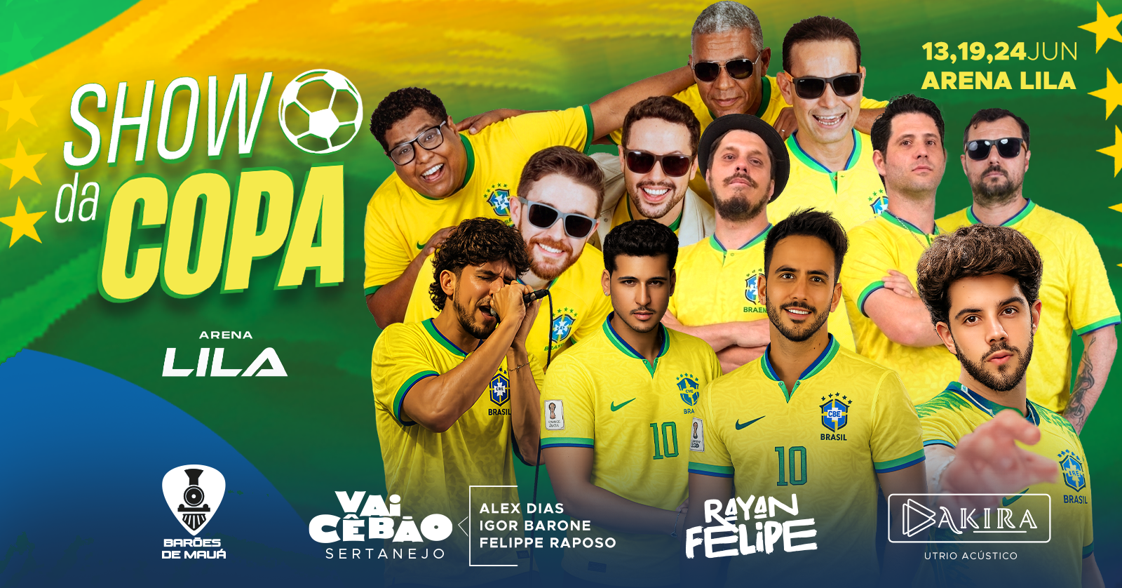 SHOW DA COPA ARENA LILA - Divinópolis, MG