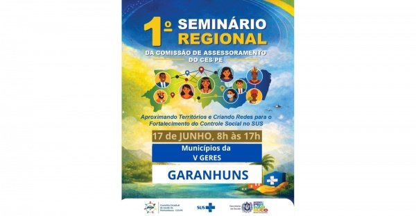 Imagem do evento 1º Seminário Regional da Comissão de Assessoramento do CES/PE - Etapa Garanhuns