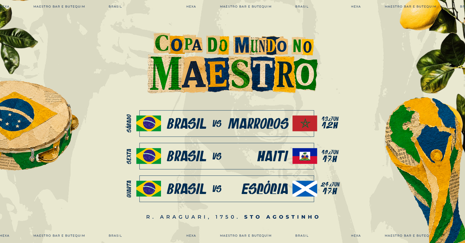 Copa do mundo no Samba do maestro ! - Belo Horizonte, MG