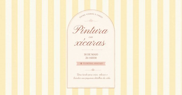 Imagem do evento Pintura em Xícaras - Entre Vinhos e Cores