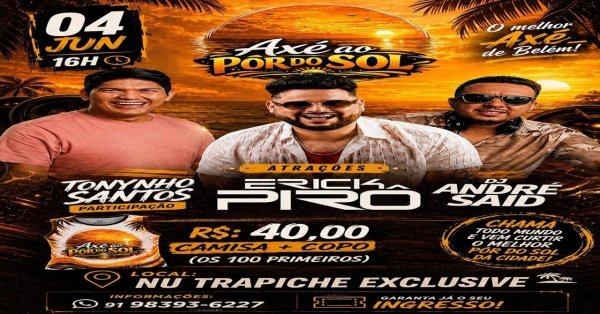 Imagem do evento Axé ao Pôr do Sol