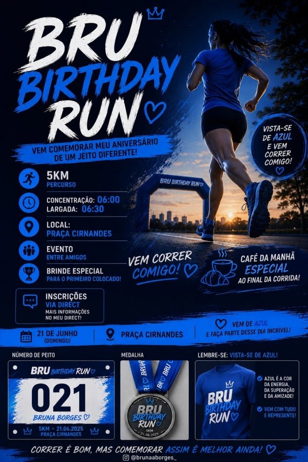Imagem do evento Bru Birthday Run