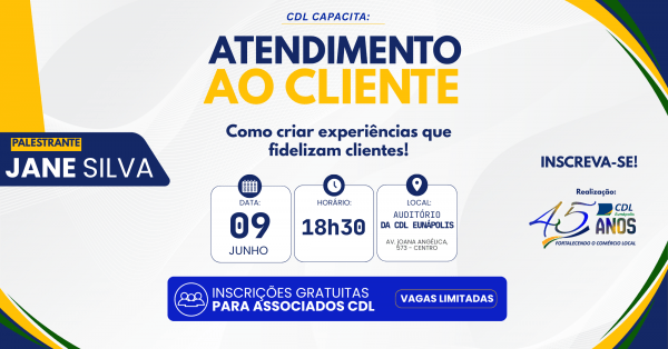 Imagem do evento Atendimento ao Cliente: Como criar experiências que fidelizam clientes!