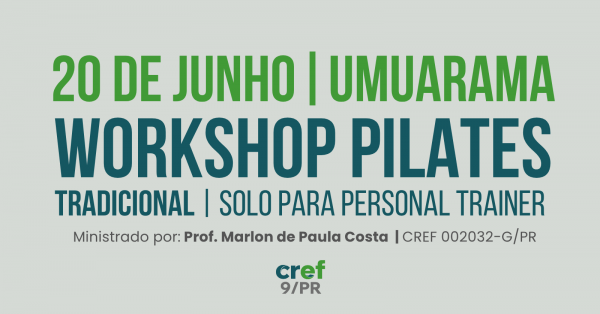 Imagem do evento Mat Pilates Tradicional Solo para Personal Trainer - Umuarama