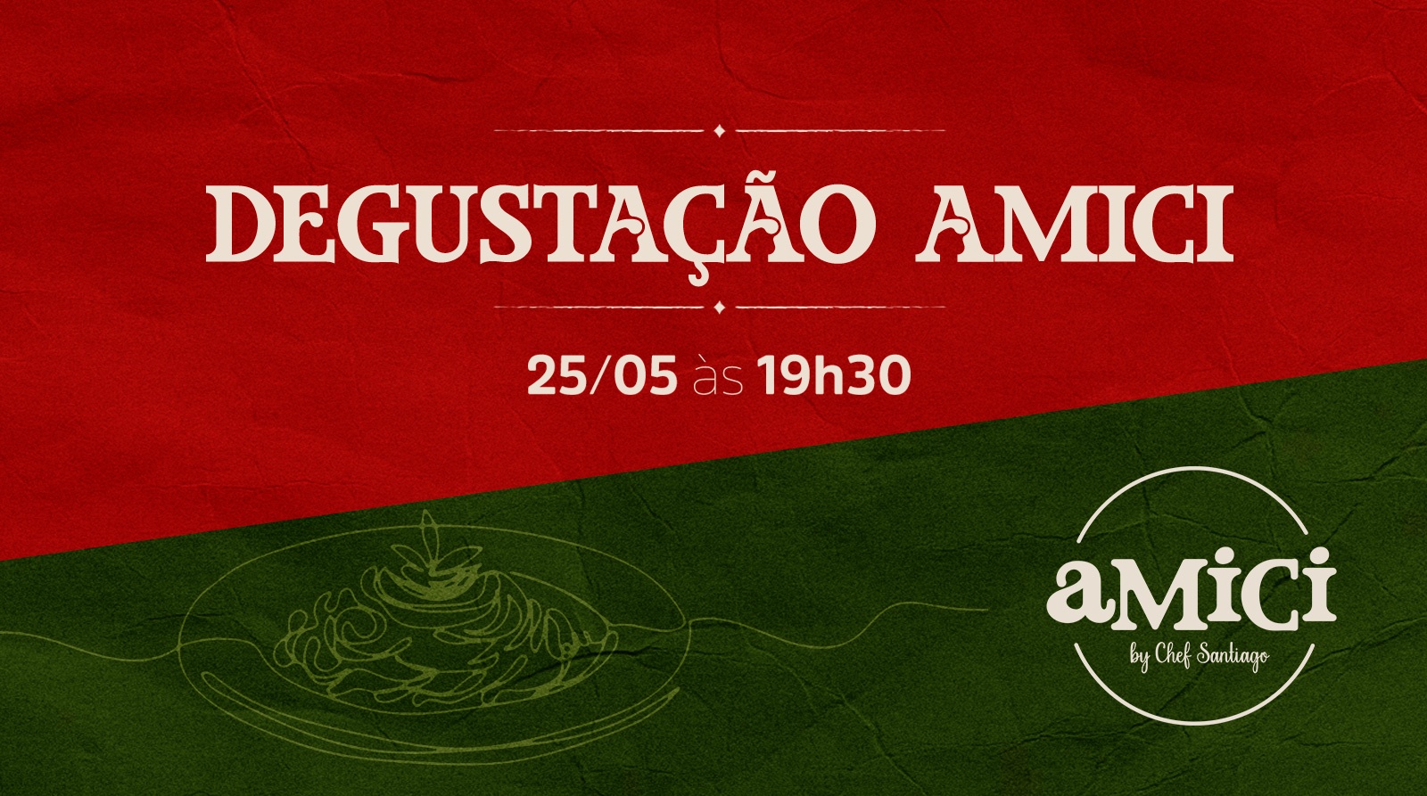 Image for the event: Degustação Amici by Chef Santiago