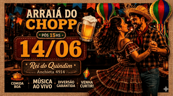 Imagem do evento Arraiá do Chopp
