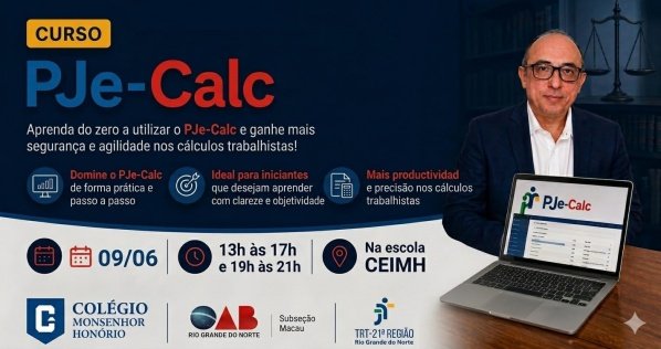 Imagem do evento Curso PJe-Calc