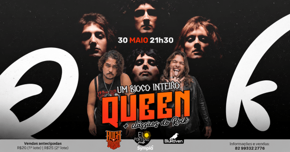 Imagem do evento Queen + Clássicos do Rock