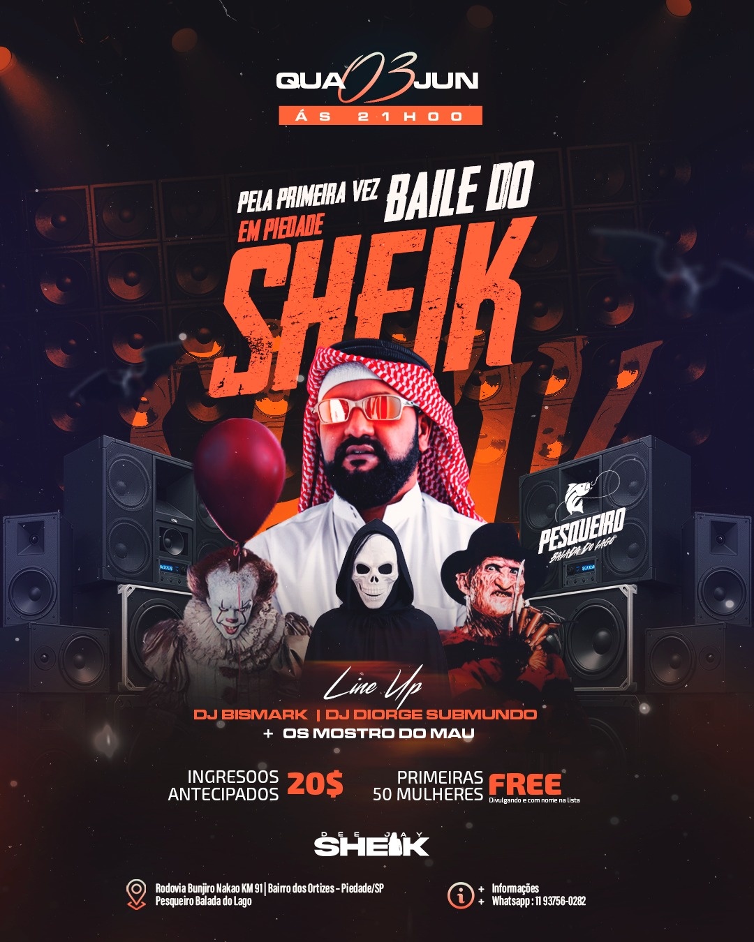 BAILE DO SHEIK - Piedade, SP