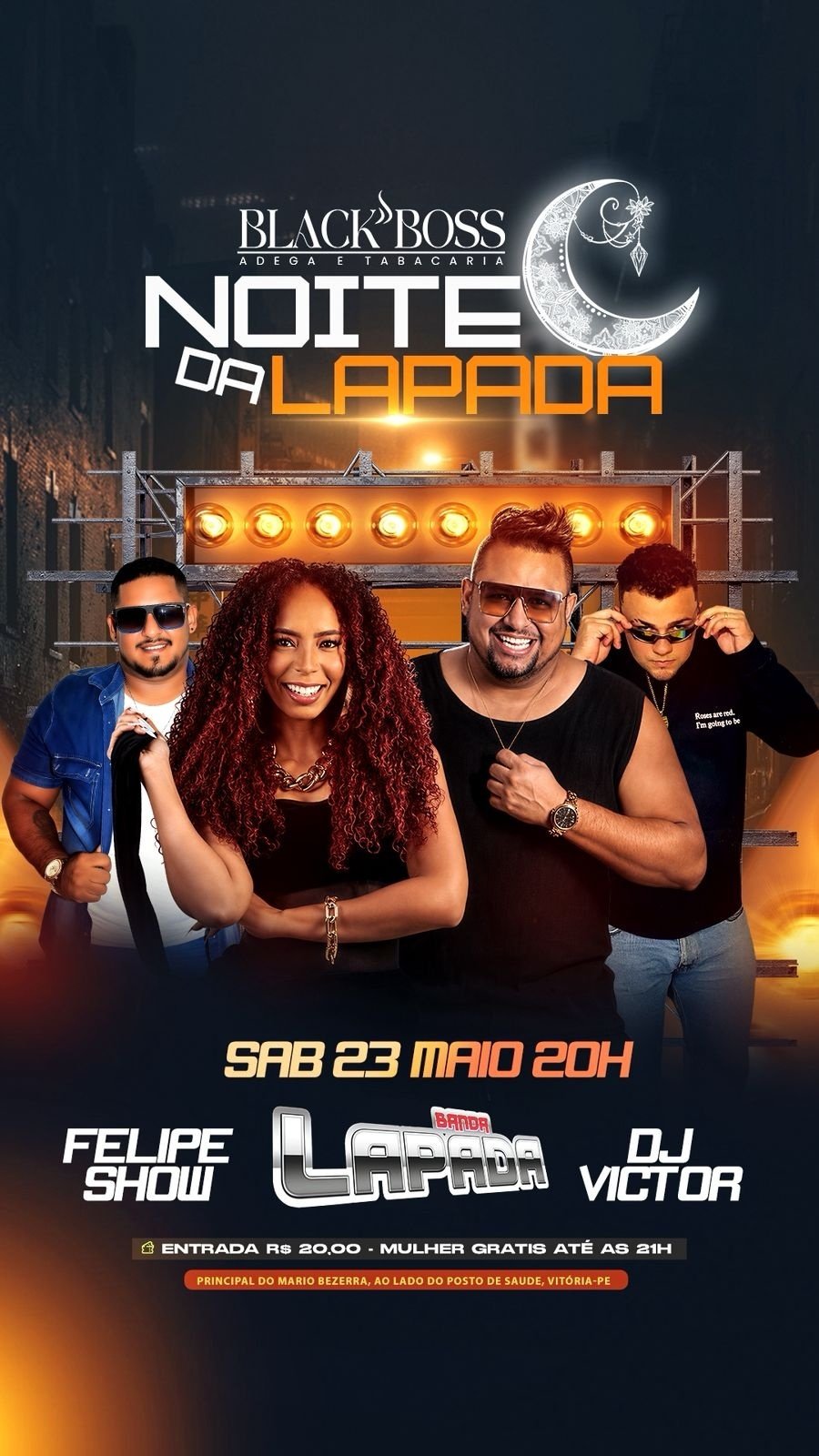 BLACK BOOS - NIGTH DA LAPADA em Vitória de Santo Antão - Sympla
