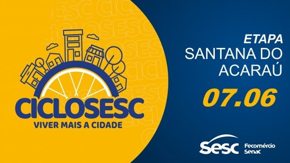 Imagem do evento CICLO SESC 2026 ETAPA SANTANA DO ACARAÚ
