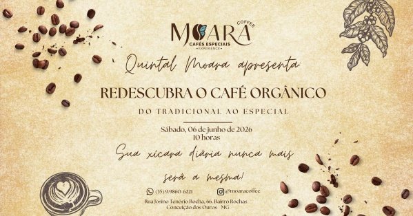Imagem do evento Redescubra o café orgânico: do tradicional ao especial