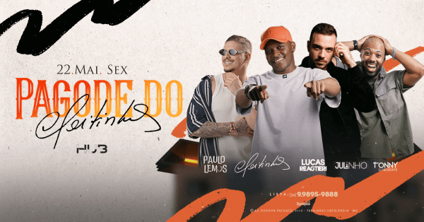 Imagem do evento PAGODE/ FUNK NA HUB