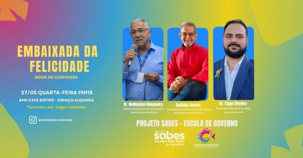 Imagem do evento Embaixada da Felicidade