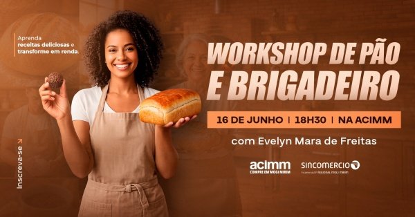 Imagem do evento Workshop de Pão e Brigadeiro