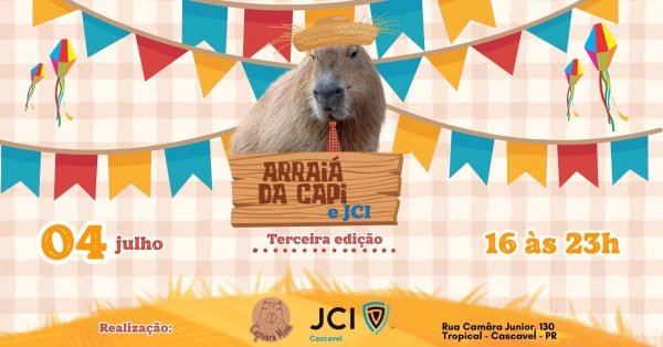 Imagem do evento Festa Junina Capivara Move + JCI Cascavel
