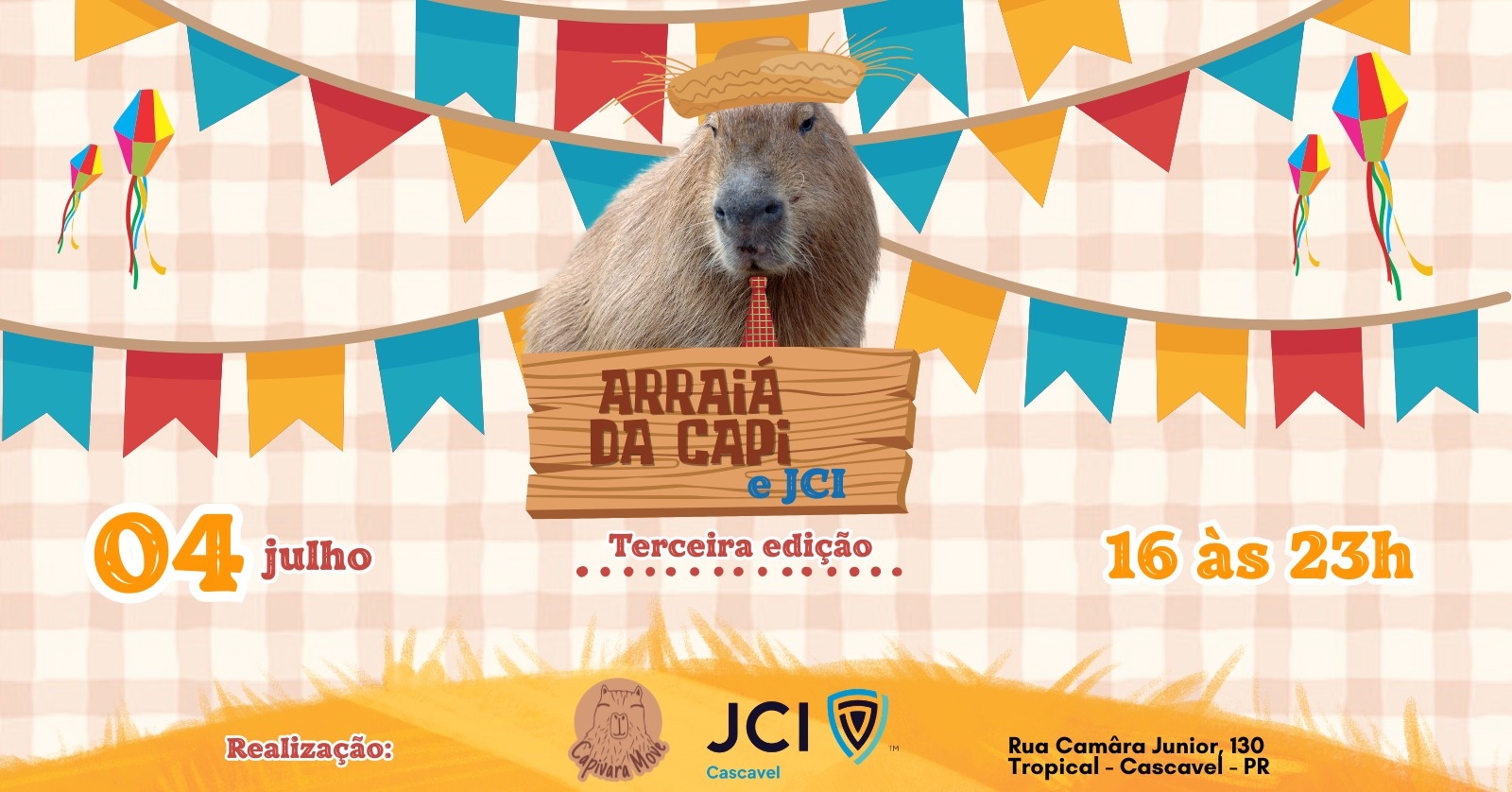 Festa Junina Capivara Move + JCI Cascavel - Cascavel, PR