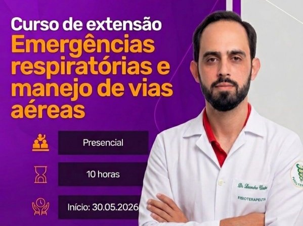 Imagem do evento Curso de Extensão - Emergências Respiratórias e Manejo Aéreas
