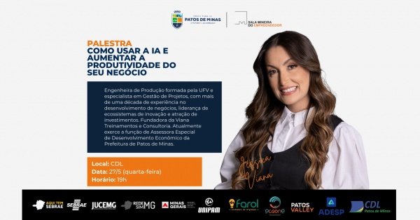 Imagem do evento SEMANA DO MEI - Como usar a IA e aumentar a produtividade do seu negócio