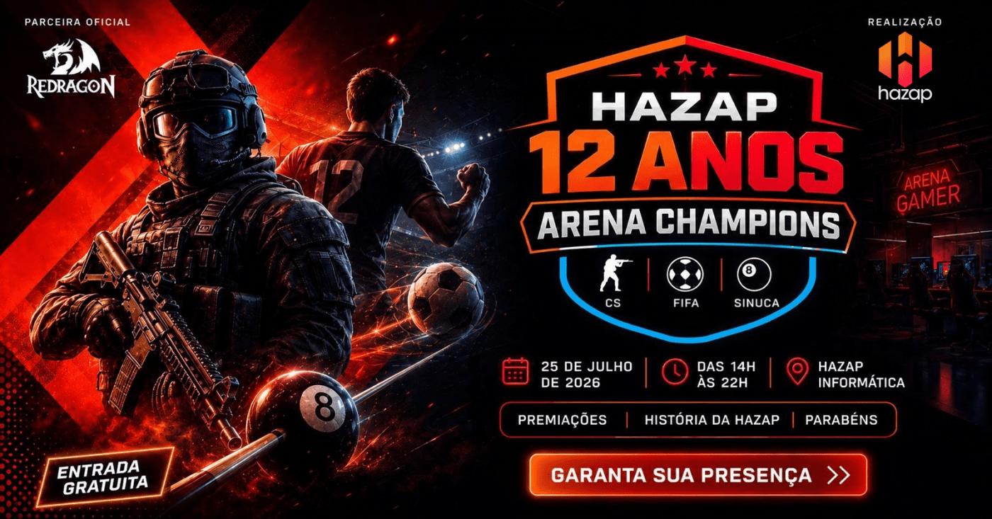 Aniversário Hazap 12 Anos