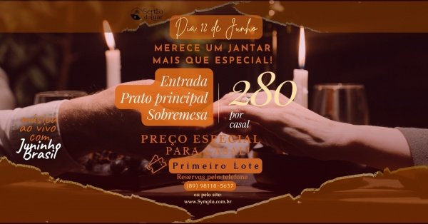 Imagem do evento Jantar dos Namorados