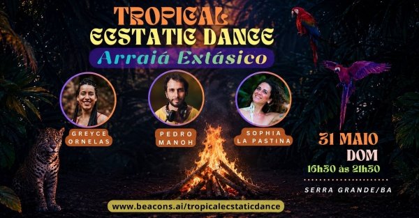 Imagem do evento Tropical Ecstatic Dance :: Arraiá Extásico