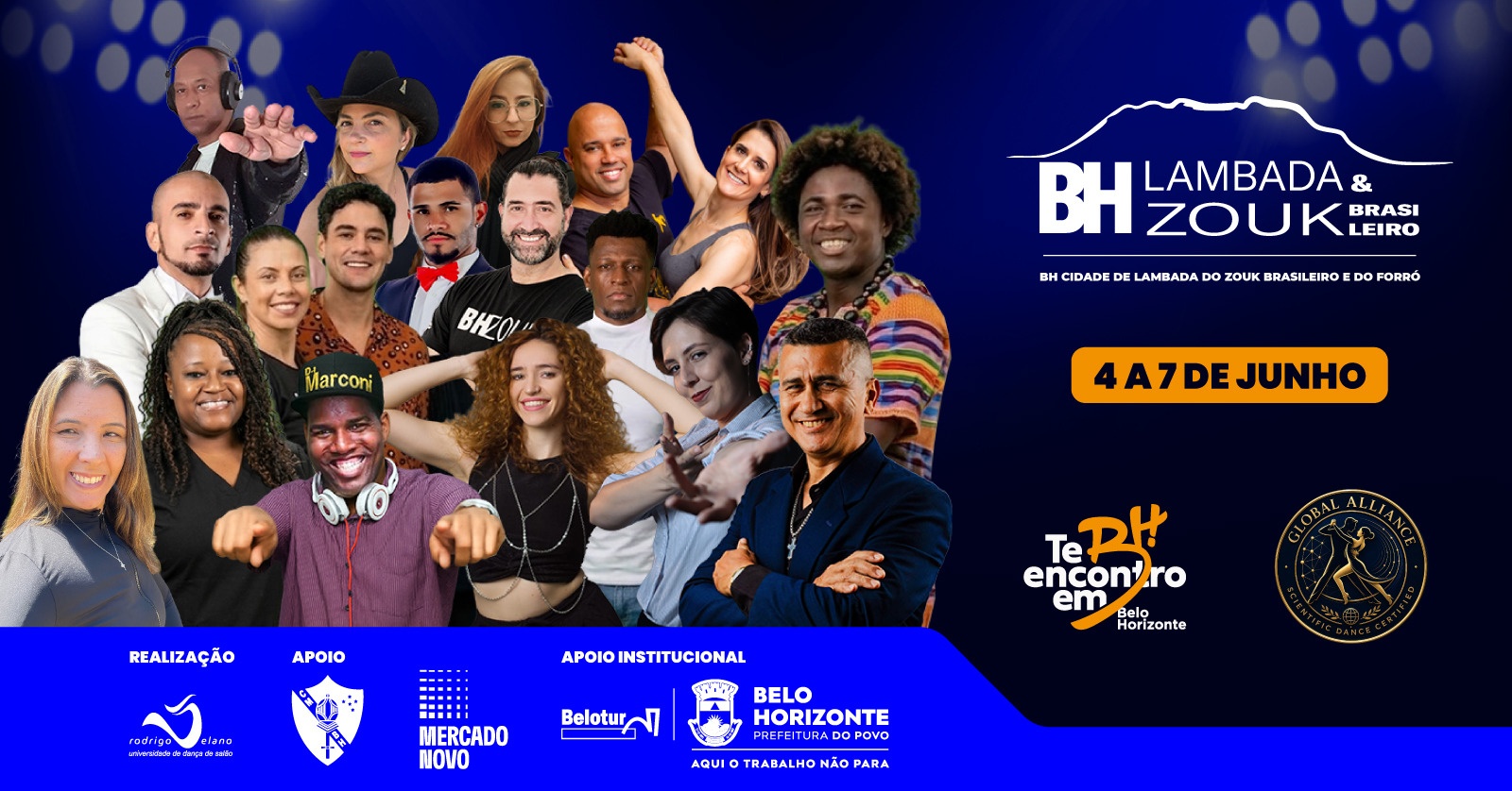 BH Lambada & Zouk Brasileiro - 3 a 7 de junho 2026 - Belo Horizonte, MG