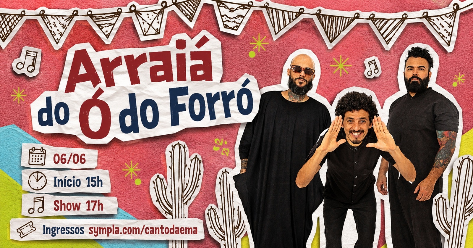 Festa Junina com Ó do Forró no Canto da Ema - São Paulo, SP