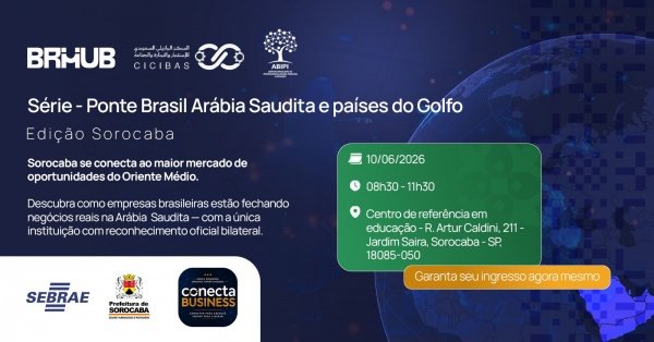 Imagem do evento Arábia Saudita e o mercado do Golfo: Oportunidades de Internacionalização para Empresas Brasileiras