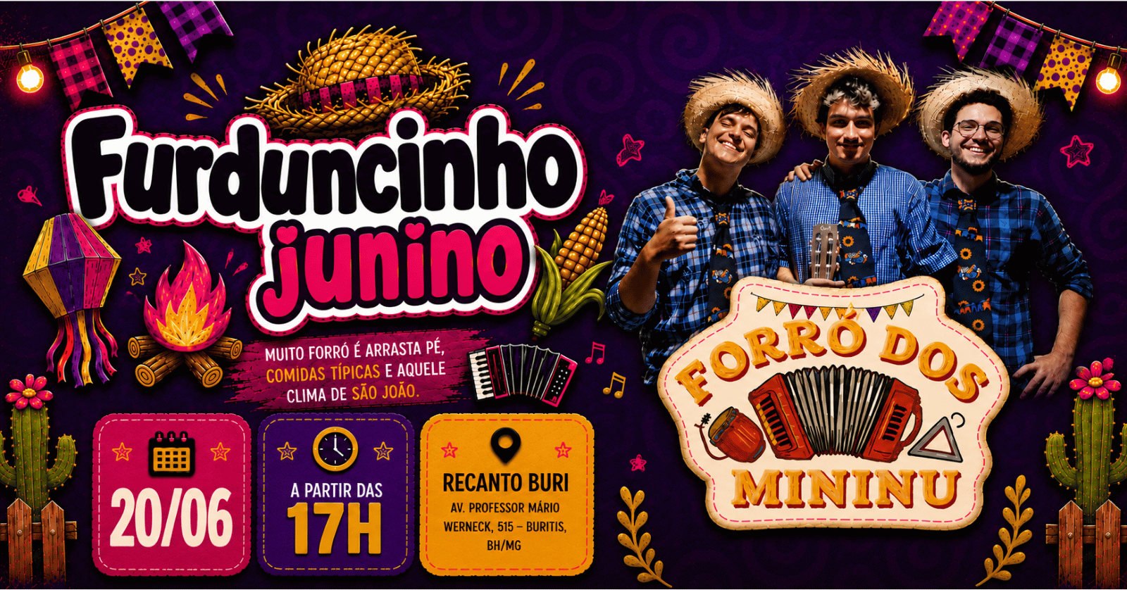 FURDUNCINHO JUNINO - Belo Horizonte, MG