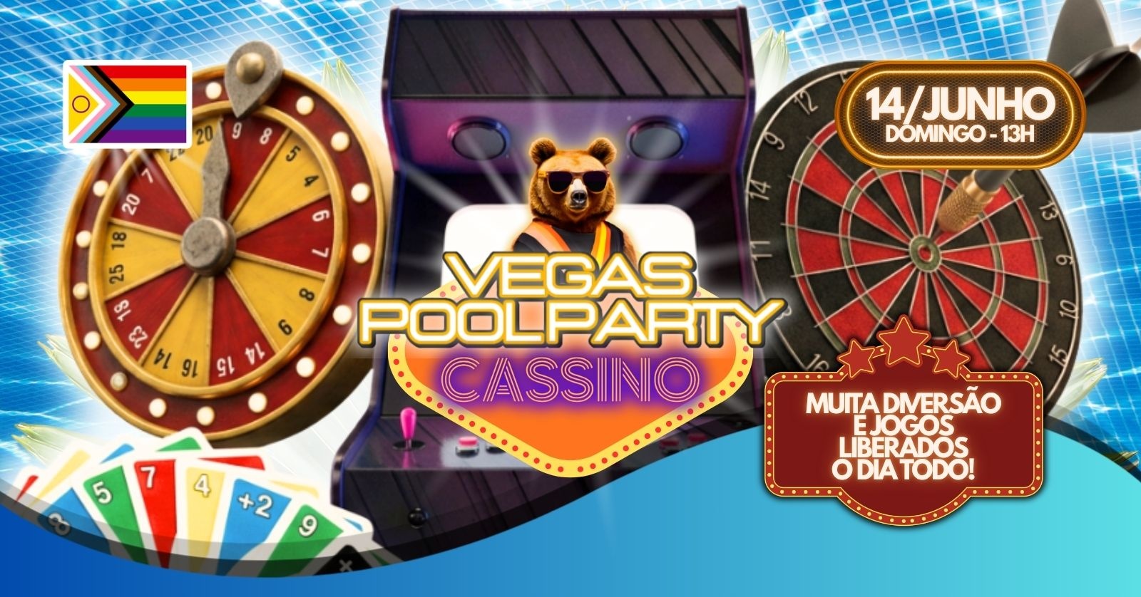 VEGAS POOL PARTY - CASSINO (OPEN COOLER) - Rio de Janeiro, RJ